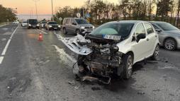 Tekirdağ'da iki otomobil çarpıştı; 5 yaralı