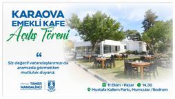 'Karaova Emekli Kafe' pazar günü açılıyor