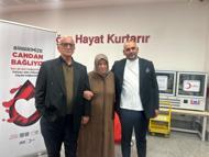 Kızılay'a 36 kez kan bağışlayan Meryem Çağdaş, ailesini de bağışçı yaptı