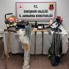 Eskişehir’de kaçak kazı yapan 5 şüpheli yakalandı
