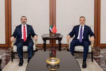 Bakan Fidan, Suriyeli mevkidaşı Şeybani ile bir araya geldi