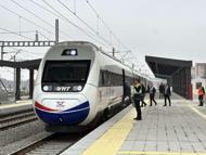 Hızlı tren, Edirne-Çerkezköy arasında ilk seferini yaptı