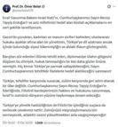 Bakan Bolat: Israel Katz’ın küstah açıklamalarını en sert şekilde lanetliyorum