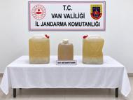Van'da 34 kilo sıvı metamfetamin ele geçirildi; 1 tutuklama