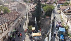 Tokat’ta riskli alanlarda yıkım çalışması başladı