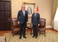 Bakan Şimşek'ten, Bahçeli’ye ziyaret