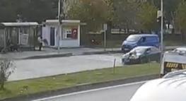 Bisikletli çocuğa otomobil çarptı; kaza kamerada
