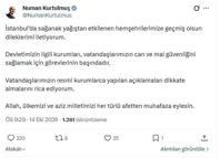 Kurtulmuş: Devletimizin ilgili kurumları görevlerinin başındadır