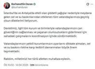 İletişim Başkanı Duran: Devletimiz tüm kurum ve birimleriyle sahada