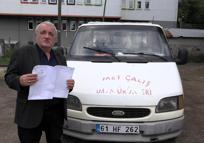 Trabzon dışına hiç çıkarmadığı kamyonetine İstanbul'da geçiş ihlali cezası geldi
