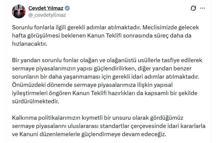 Cumhurbaşkanı Yardımcısı Yılmaz: Sorunlu fonlarla ilgili gerekli adımlar atılmaktadır
