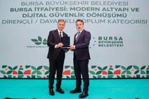 Bursa Büyükşehir Belediyesi’nin itfaiye yatırımlarına ulusal ödül