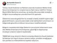 İletişim Başkanı Duran: Mekke Anlaşması'nın TBMM'ye sunulması önemli bir aşamadır