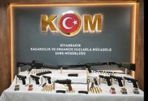 Diyarbakır’da yasadışı silah ve mühimmat ticaretine 13 gözaltı