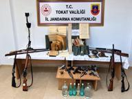 Tokat’ta silah ve tarihi eser operasyonu
