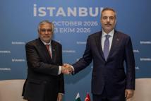 Bakan Fidan, Pakistan Dışişleri Bakanı Ishaq Dar ile bir araya geldi