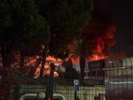 Manisa’da akü üretimi yapan fabrikada yangın/ek fotoğaf