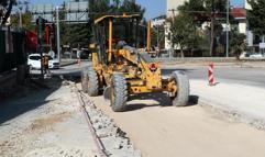 Burdur'da Tugay Kavşağı’nda yol çalışması başladı