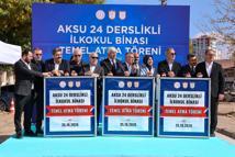Sivas'ta 24 derslikli ilkokulun temeli atıldı