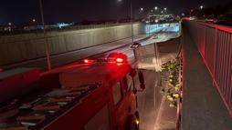 Eskişehir’de 4 ton marul yüklü kamyonet devrildi