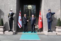 Bakan Güler, KKTC Başbakanı Üstel ile görüştü