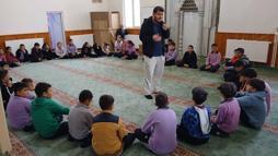 Minikler camide buluştu