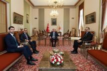 TBMM Başkanı Kurtulmuş, TÜRKPA Genel Sekreteri Hasan'ı kabul etti