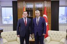 Bakan Bolat, Kuzey Makedonya Devlet Bakanı Zeynula ile görüştü