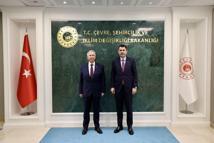 Bakan Kurum, Mansur Yavaş'ı kabul etti