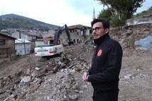 Tokat'ta kentsel dönüşümde 21 ev yıkıldı