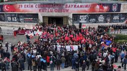 Beşiktaş’ta Cumhuriyet yürüyüşü düzenlendi