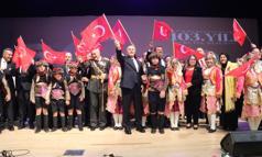 Denizli'de 29 Ekim Cumhuriyet Bayramı coşkusu