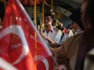 Belediye otobüsünde bando sürprizi