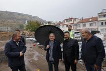 Başkan Büyükkılıç, imar yolu katlı kavşak çalışmalarını inceledi