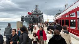 TCG Işın, Tekirdağ'da ziyarete açıldı