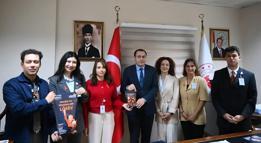Kaymakam Türker, LÖSEV temsilcilerini kabul etti