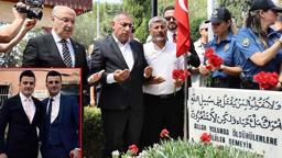 15 Temmuz'da şehit olan ikiz polis memurları anıldı: Ne mutlu bana ki 2 evladı şehit vermişim