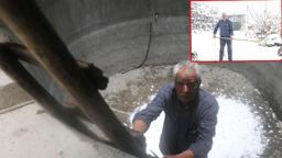 Yazın serinleyebilmek için kar doldurulan kuyularda hazırlıklar başladı