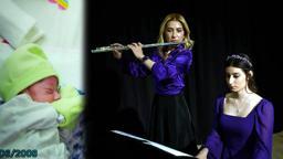 Defne, 17 yıl önce prematüre doğduğu hastanede doktoruyla sahne aldı