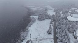 Abant, beyaz örtüyle kaplandı