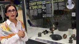 Karaz seramiklerindeki motifleri inceledi