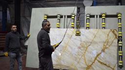 Elazığ'da işlenerek katma değer kazandırılan mermerin yüzde 75'i dünyaya satılıyor