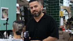 Saçlara 'İnci Taneleri'nin kahramanını çiziyor