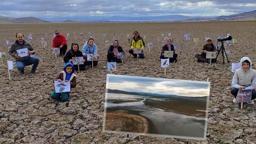 Kuruyan Çavuşçu Gölü, yeniden su tutmaya başladı