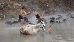 Budaklı Kaplıcası fotoğrafçıların ilgi odağı oldu