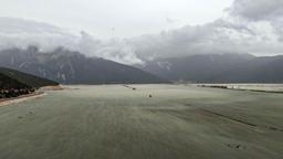 Hayvanların otladığı Avlan Gölü'nde su sevinci