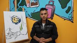 Sanatla hayata tutundu, ilk sergisini açıyor