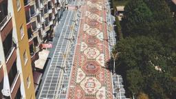 Mardin'de halı motifli cadde ilgi görüyor