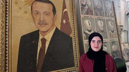 Suriyeli sanatçılar, 100 bin mozaikle Cumhurbaşkanı Erdoğan'ın portresini yaptı
