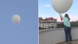 Erzurum'da meteorolojik balonla atmosferin üst seviyeleri takip ediliyor
